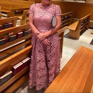 BHLD mother of the bride midi length dress